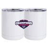 10 oz. White Stainless Steel Short Tumbler Thumbnail