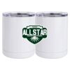 10 oz. White Stainless Steel Short Tumbler Thumbnail