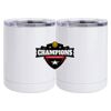 10 oz. White Stainless Steel Short Tumbler Thumbnail