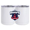 10 oz. White Stainless Steel Short Tumbler Thumbnail