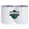 10 oz. White Stainless Steel Short Tumbler Thumbnail