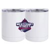 10 oz. White Stainless Steel Short Tumbler Thumbnail
