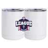 10 oz. White Stainless Steel Short Tumbler Thumbnail