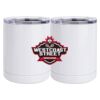 10 oz. White Stainless Steel Short Tumbler Thumbnail