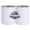 10 oz. White Stainless Steel Short Tumbler Thumbnail