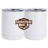 10 oz. White Stainless Steel Short Tumbler Thumbnail
