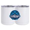 10 oz. White Stainless Steel Short Tumbler Thumbnail