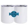 10 oz. White Stainless Steel Short Tumbler Thumbnail