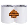 10 oz. White Stainless Steel Short Tumbler Thumbnail