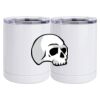 10 oz. White Stainless Steel Short Tumbler Thumbnail