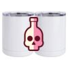 10 oz. White Stainless Steel Short Tumbler Thumbnail
