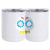 10 oz. White Stainless Steel Short Tumbler Thumbnail