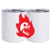 10 oz. White Stainless Steel Short Tumbler Thumbnail