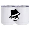 10 oz. White Stainless Steel Short Tumbler Thumbnail
