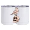 10 oz. White Stainless Steel Short Tumbler Thumbnail