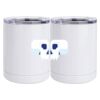 10 oz. White Stainless Steel Short Tumbler Thumbnail