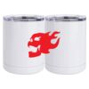 10 oz. White Stainless Steel Short Tumbler Thumbnail