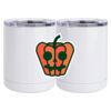 10 oz. White Stainless Steel Short Tumbler Thumbnail