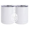 10 oz. White Stainless Steel Short Tumbler Thumbnail