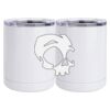 10 oz. White Stainless Steel Short Tumbler Thumbnail