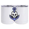 10 oz. White Stainless Steel Short Tumbler Thumbnail