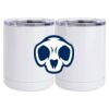 10 oz. White Stainless Steel Short Tumbler Thumbnail