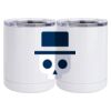 10 oz. White Stainless Steel Short Tumbler Thumbnail