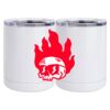 10 oz. White Stainless Steel Short Tumbler Thumbnail