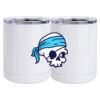 10 oz. White Stainless Steel Short Tumbler Thumbnail
