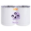 10 oz. White Stainless Steel Short Tumbler Thumbnail