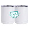 10 oz. White Stainless Steel Short Tumbler Thumbnail