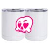 10 oz. White Stainless Steel Short Tumbler Thumbnail