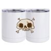 10 oz. White Stainless Steel Short Tumbler Thumbnail
