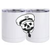 10 oz. White Stainless Steel Short Tumbler Thumbnail