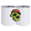 10 oz. White Stainless Steel Short Tumbler Thumbnail