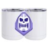 10 oz. White Stainless Steel Short Tumbler Thumbnail