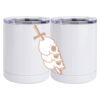 10 oz. White Stainless Steel Short Tumbler Thumbnail
