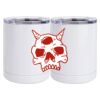 10 oz. White Stainless Steel Short Tumbler Thumbnail