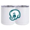 10 oz. White Stainless Steel Short Tumbler Thumbnail