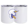 10 oz. White Stainless Steel Short Tumbler Thumbnail