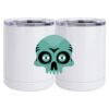 10 oz. White Stainless Steel Short Tumbler Thumbnail
