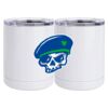 10 oz. White Stainless Steel Short Tumbler Thumbnail
