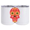 10 oz. White Stainless Steel Short Tumbler Thumbnail