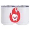 10 oz. White Stainless Steel Short Tumbler Thumbnail