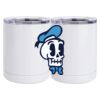 10 oz. White Stainless Steel Short Tumbler Thumbnail