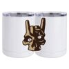 10 oz. White Stainless Steel Short Tumbler Thumbnail