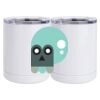 10 oz. White Stainless Steel Short Tumbler Thumbnail