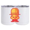 10 oz. White Stainless Steel Short Tumbler Thumbnail