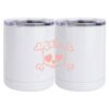 10 oz. White Stainless Steel Short Tumbler Thumbnail