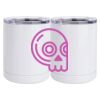 10 oz. White Stainless Steel Short Tumbler Thumbnail